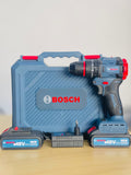 Bosch-Style 48V Brushless Cordless Drill Kit (6.0Ah Dual Battery & Full Accessory Set)